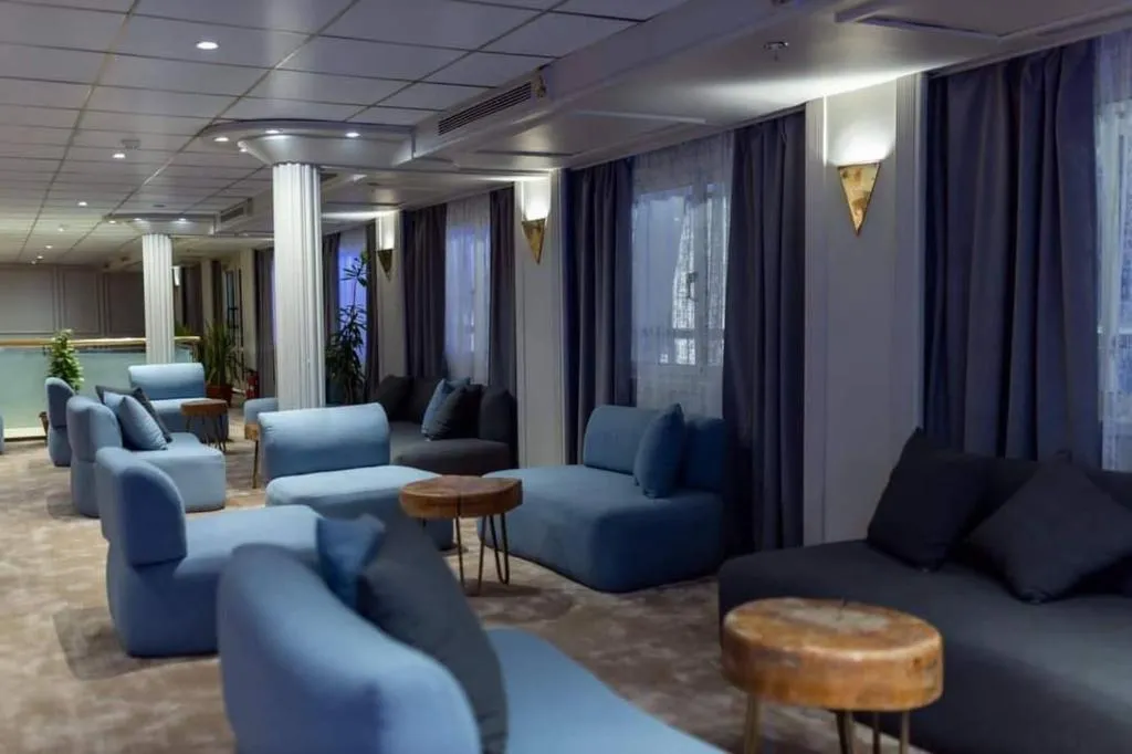 Lounge aboard the MS Coral II Nile Cruise Nile cruise